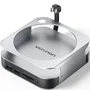 Vention THIHAG Docking Station para Mac Mini, USB-C 10 en 1 con Ranura SSD M.2 NVMe, 4xUSB 3.2, DisplayPort 4K, Lector Tarjetas SD/TF y Jack Audio 3.5mm